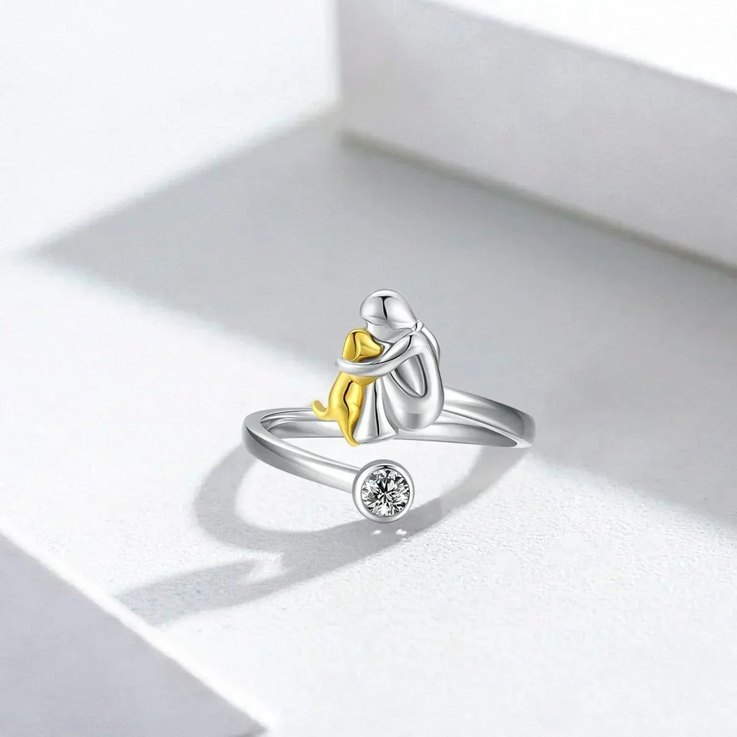 Hayley™ | Adjustable Sterling Silver Bond Ring