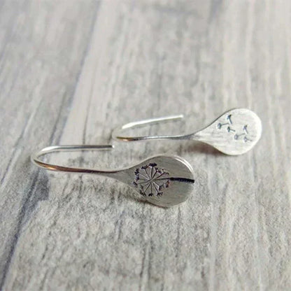 Auric™ | Vintage Silver Flower Earrings